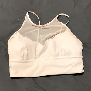 white lululemon sports bra